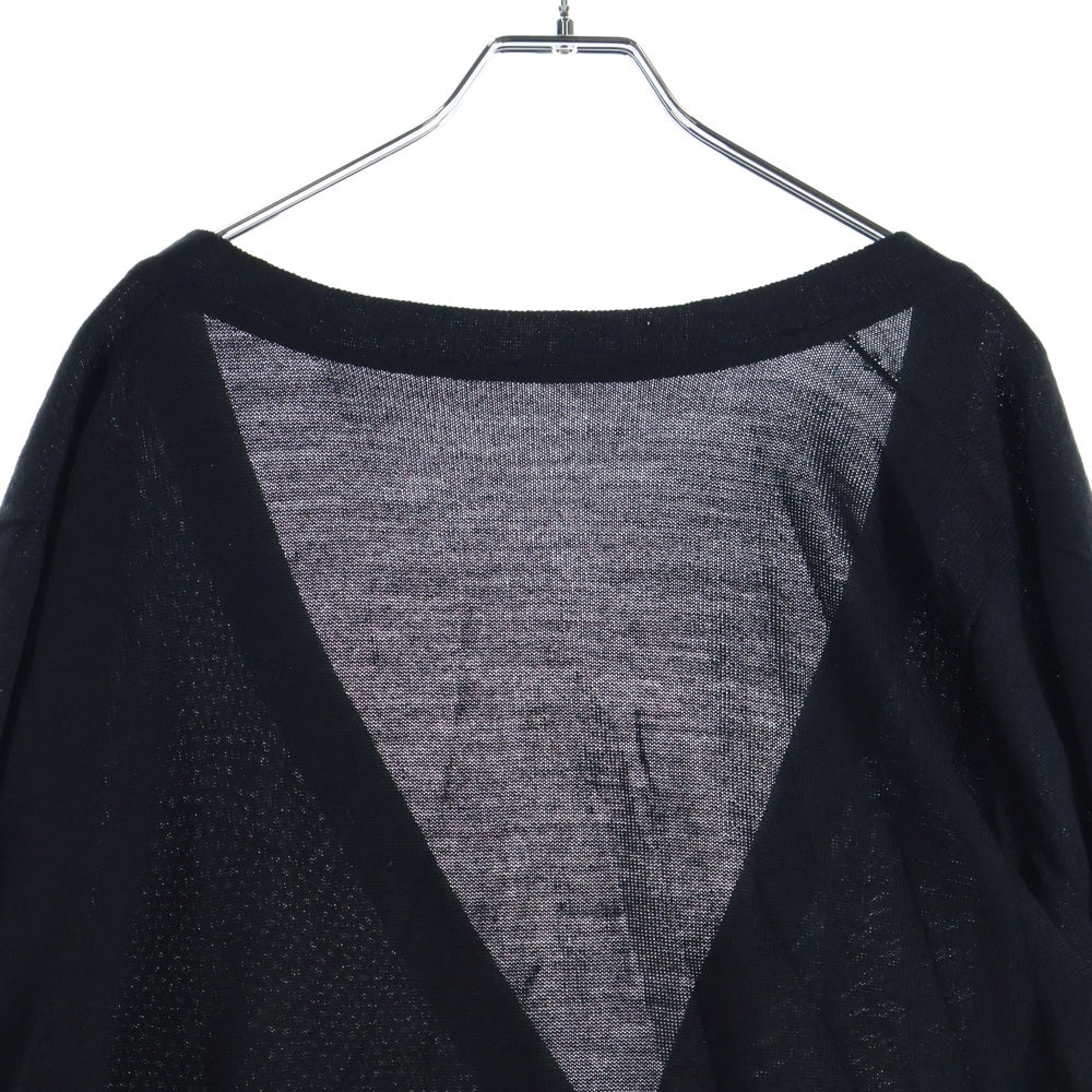 Ground Y(グラウンドワイ) SAMPLE ウールニットカーディガン ブラック GC-K01-140