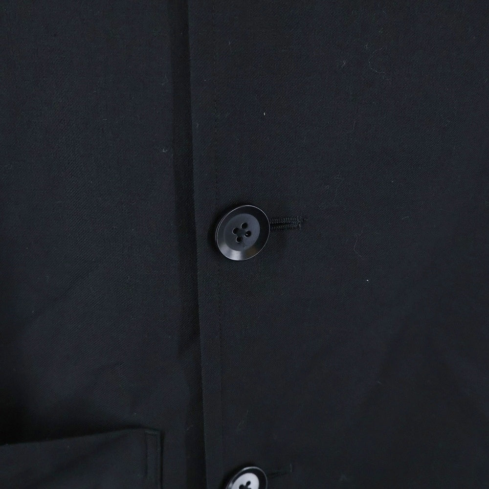 Ground Y(グラウンドワイ) ロングトレンチ コットンベスト ブラック GV-C02-100