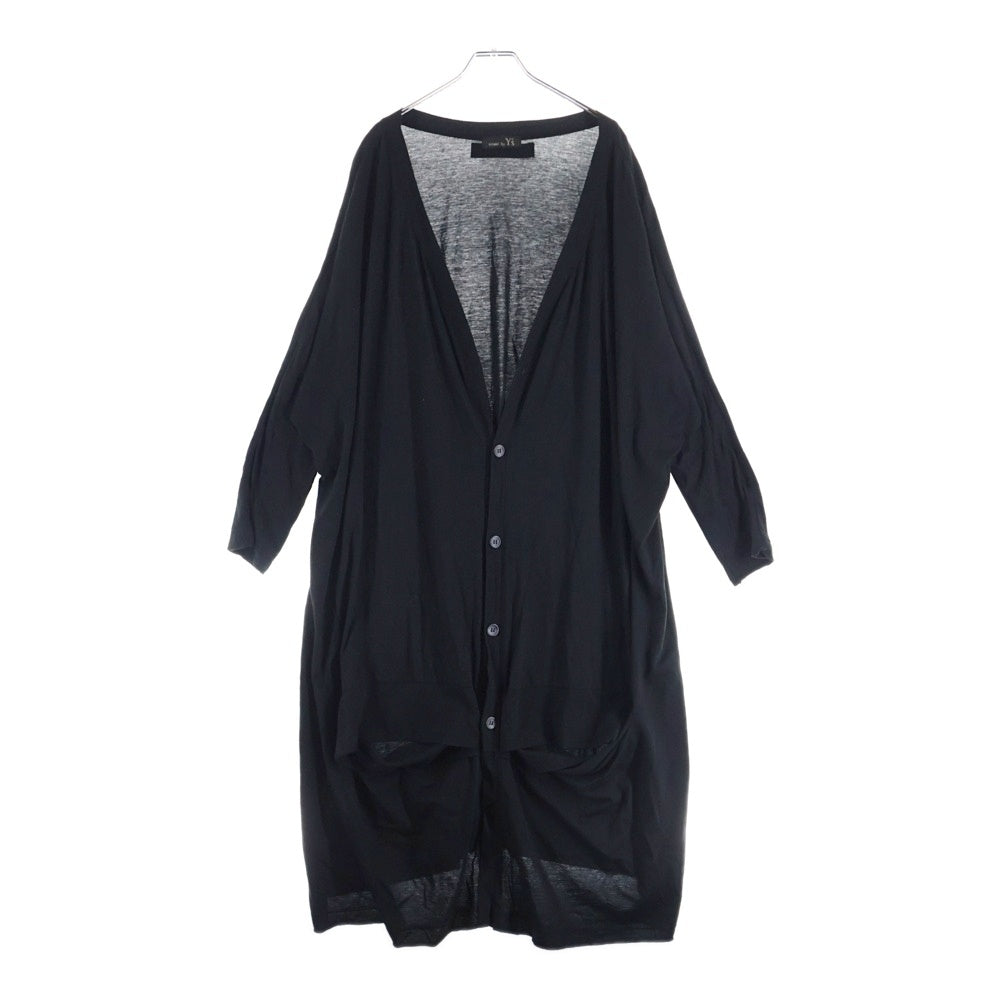 Ground Y(グラウンドワイ) RISMAT BY Y's リスマットバイワイズ ロングカーディガン ブラック GT-S01-500