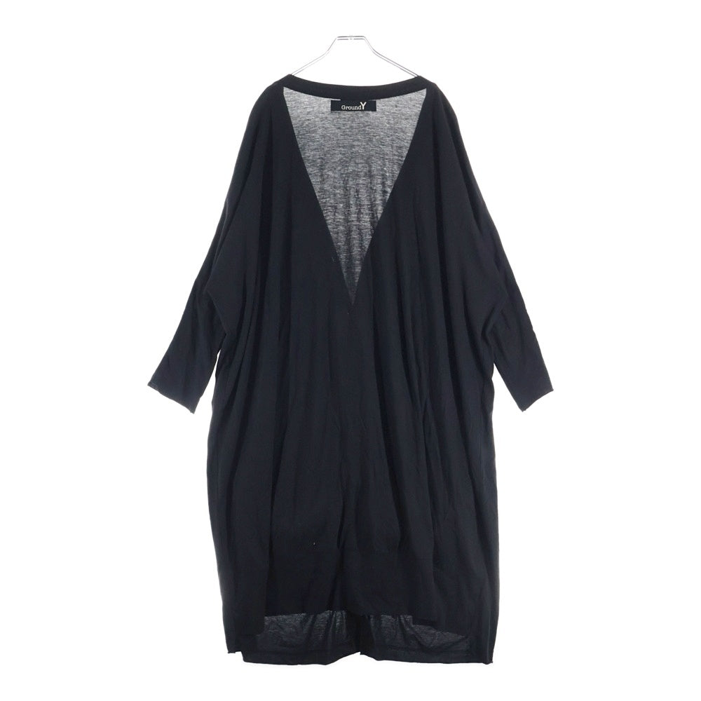Ground Y(グラウンドワイ) RISMAT BY Y's リスマットバイワイズ ロングカーディガン ブラック GT-S01-500