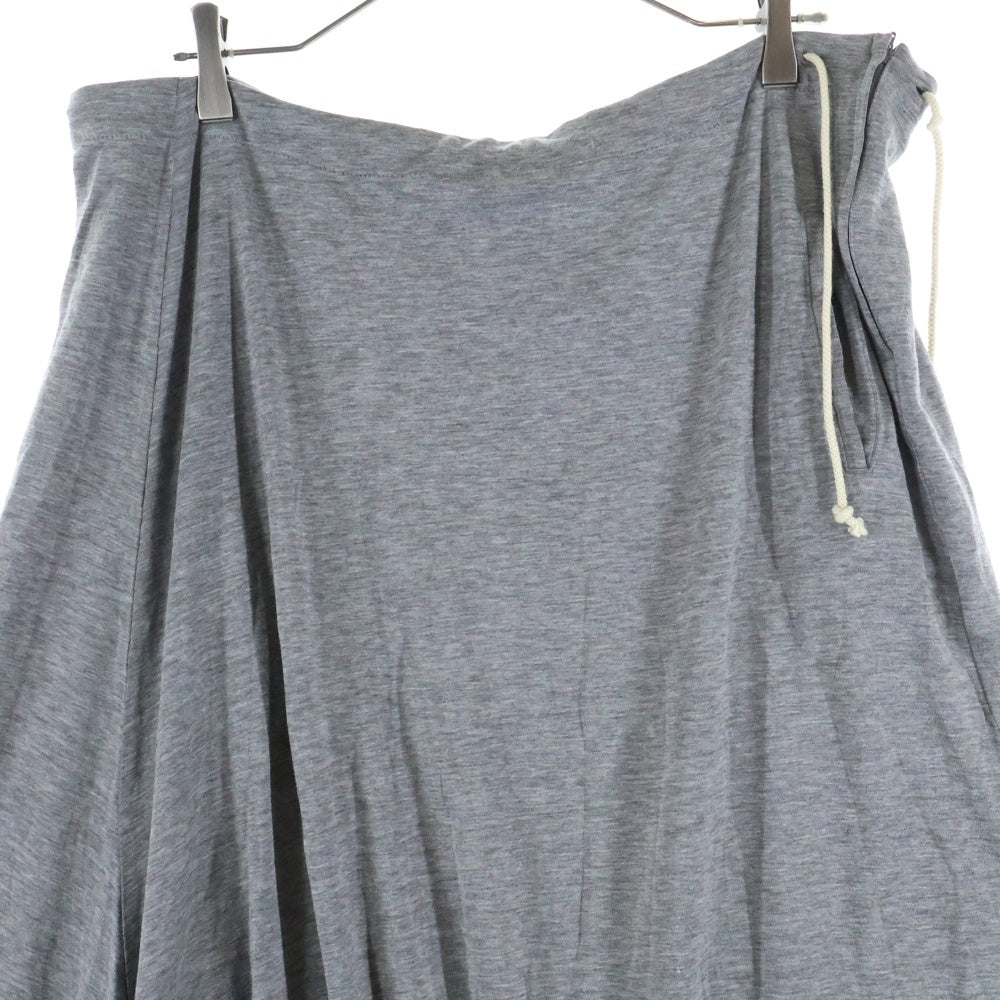 Ground Y(グラウンドワイ) ドローストリング コットンサルエルパンツ グレー GO-P09-203