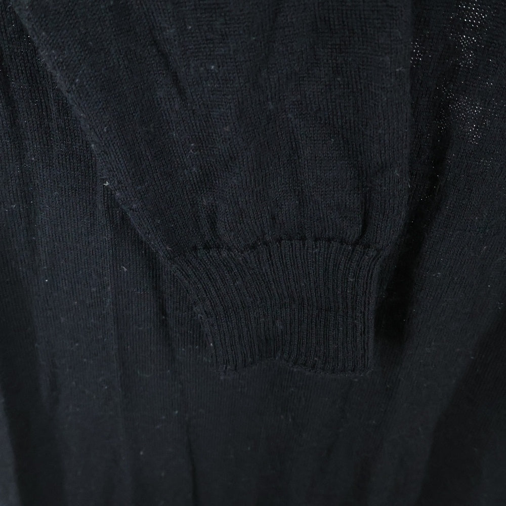 Ground Y(グラウンドワイ) SAMPLE ロングタートルネック ニットセーター ブラック GV-K02-951