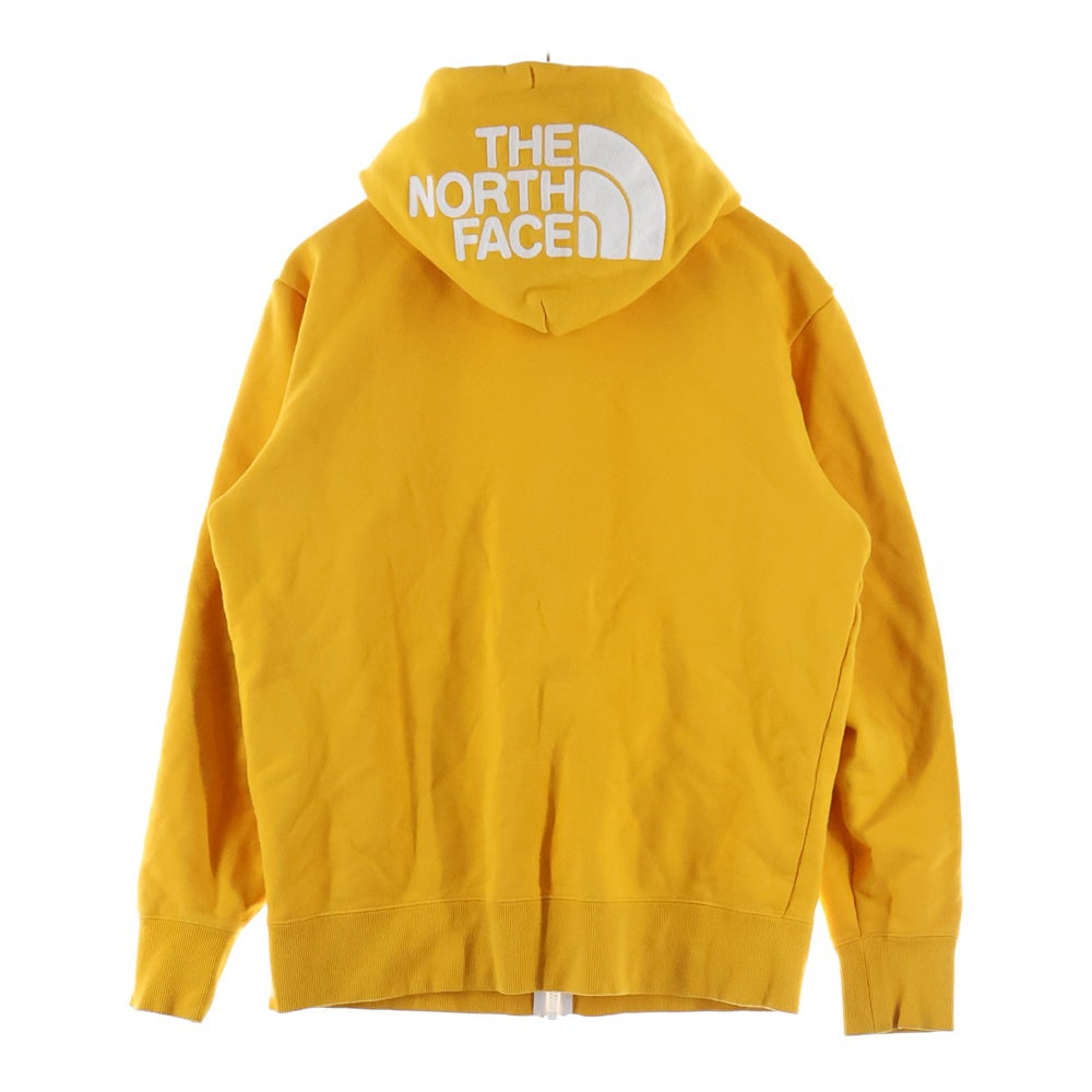 THE NORTH FACE(ザノースフェイス) REARVIEW FULL ZIP HOODIE リアビュー ダブルポケット フルジップ フーデッド スウェット パーカー イエロー NT12340