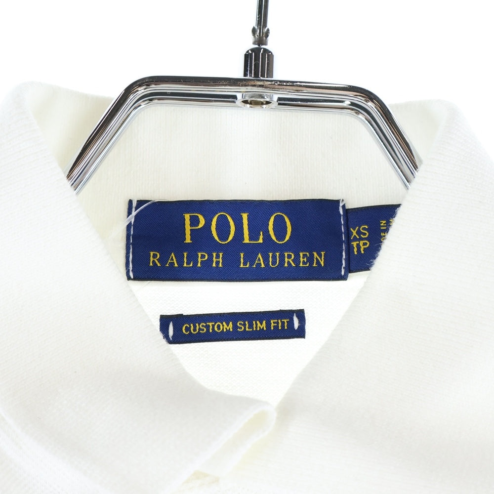 POLO RALPH LAUREN(ポロラルフローレン) ミニロゴ エンブロイダリー 半袖ポロシャツ ホワイト