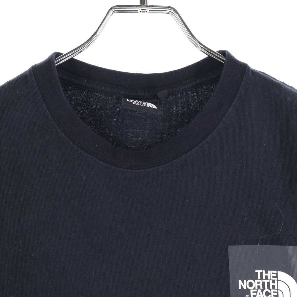 THE NORTH FACE(ザノースフェイス) ロゴプリント 半袖Tシャツ カットソー ブラック NT81930