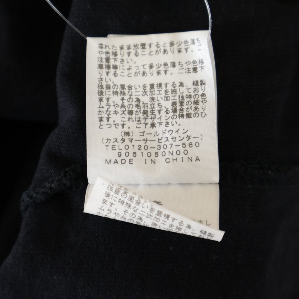 THE NORTH FACE(ザノースフェイス) ロゴプリント 半袖Tシャツ カットソー ブラック NT81930