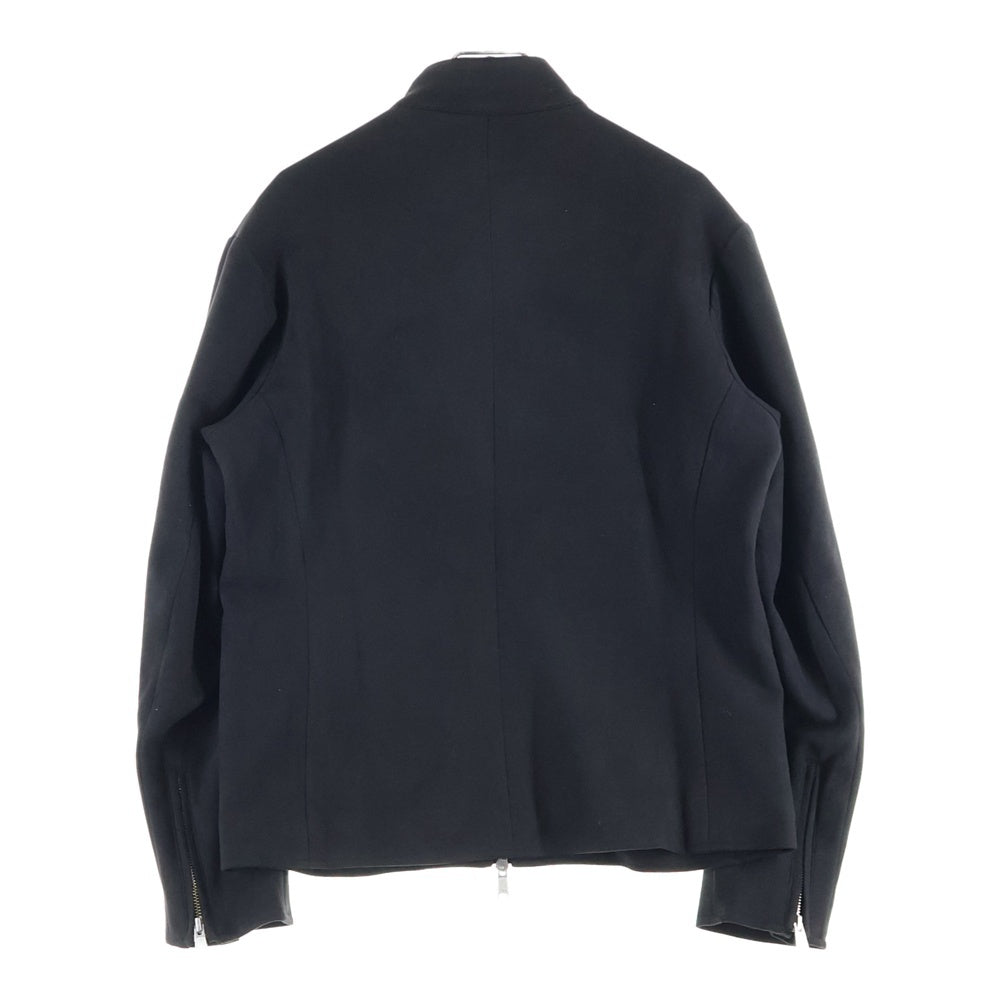 SHIPS(シップス) マシュマロスエード ライダース ジップアップジャケット ブラック 114-04-0134