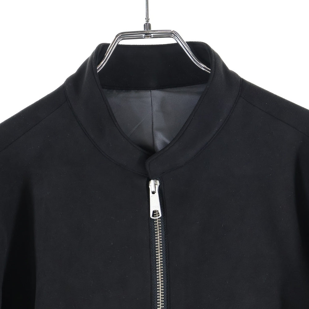 SHIPS(シップス) マシュマロスエード ライダース ジップアップジャケット ブラック 114-04-0134