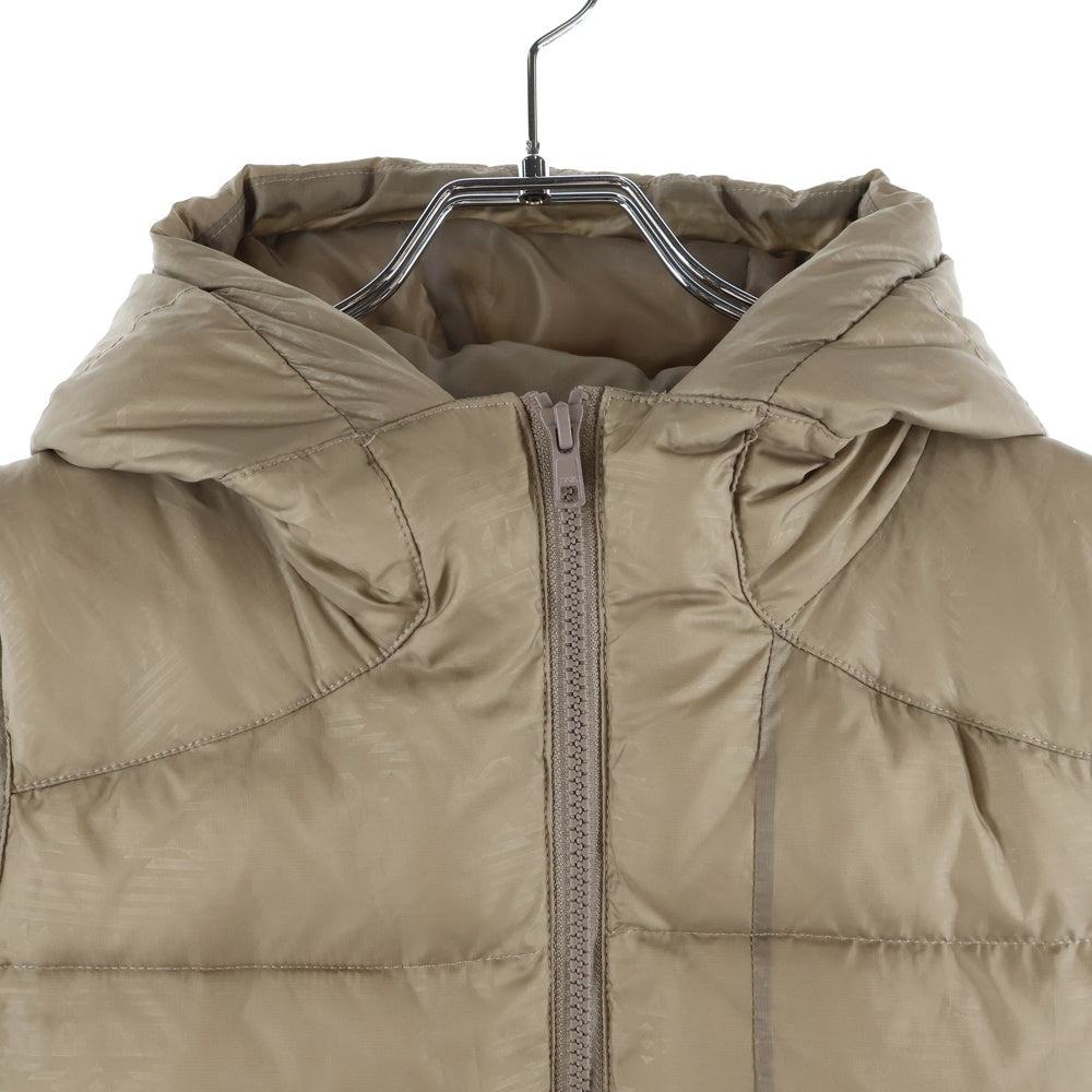 BEAMS HEART(ビームス ハート) ジップアップ フーデットダウンベスト ベージュ レディース 43-06-0030-441