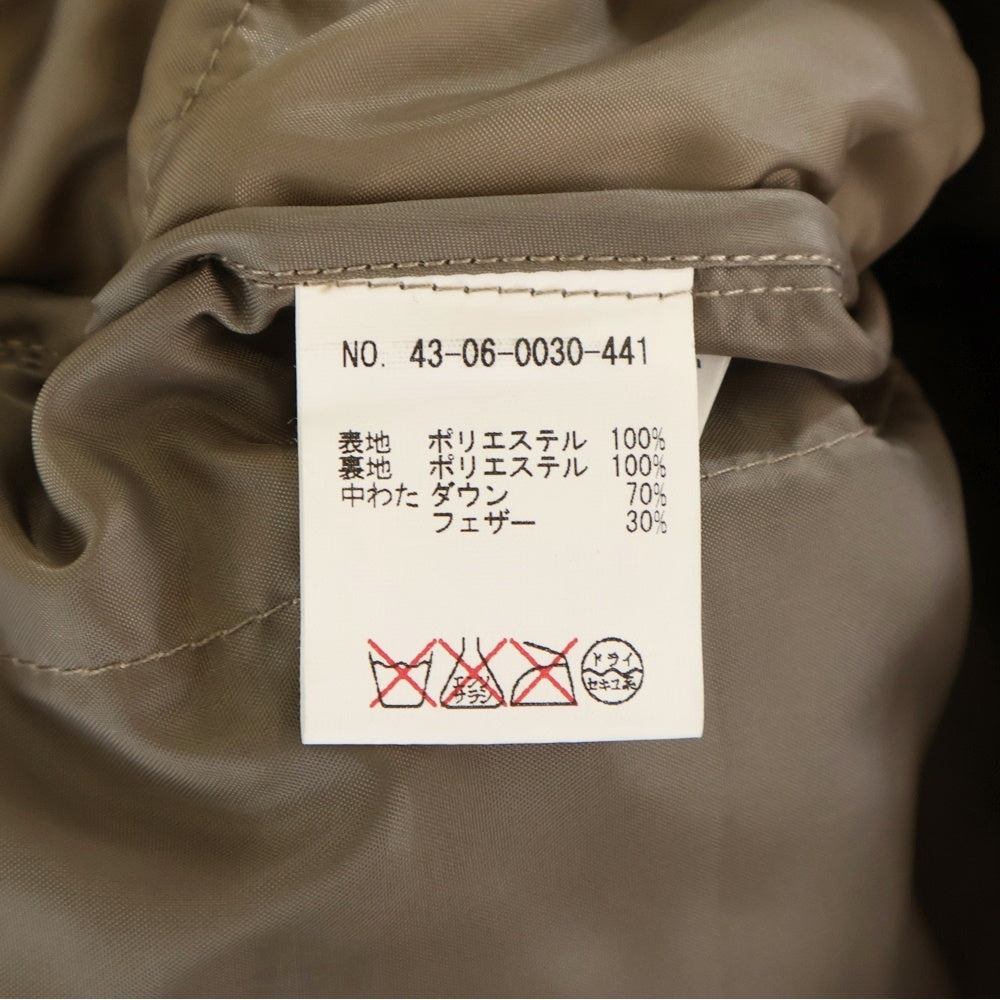 BEAMS HEART(ビームス ハート) ジップアップ フーデットダウンベスト ベージュ レディース 43-06-0030-441