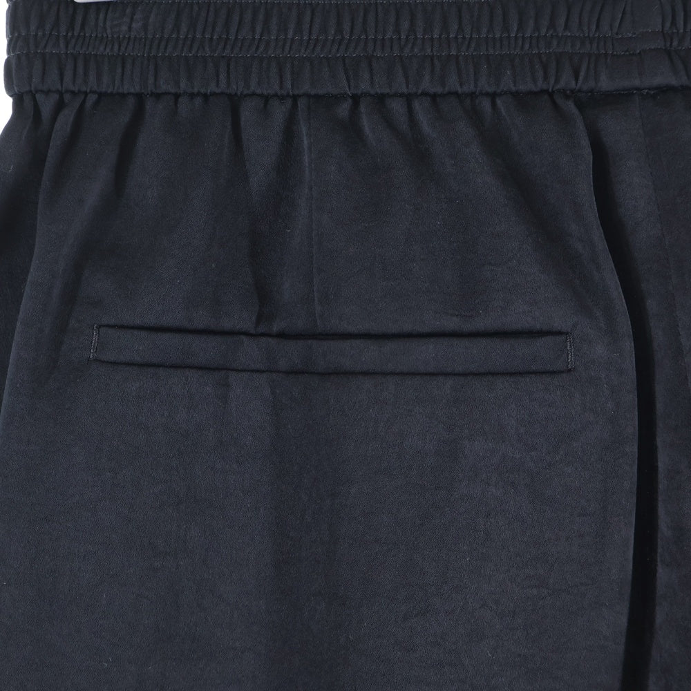 theory luxe(セオリー リュクス) WASHABLE SATIN ウォッシャブル サテン ジョガーパンツ ブラック レディース 03-0306431-050-036