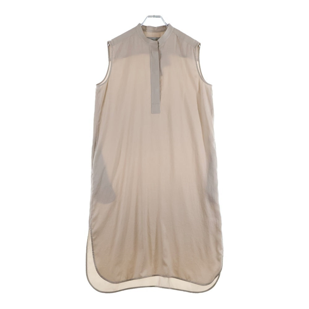 theory luxe(セオリー リュクス) WASHABLE SATIN ウォッシャブル サテン ロングワンピース ベージュ 03-0305530-310-038