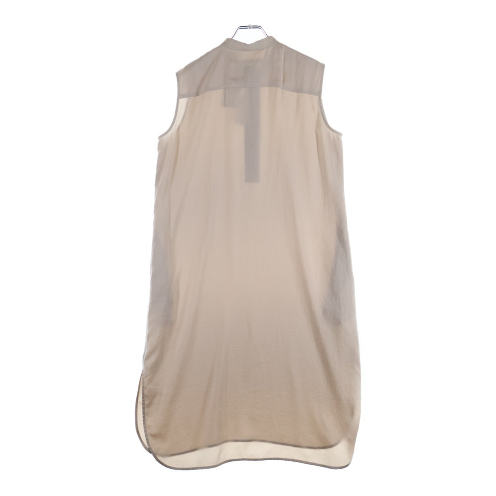 theory luxe(セオリー リュクス) WASHABLE SATIN ウォッシャブル サテン ロングワンピース ベージュ 03-0305530-310-038