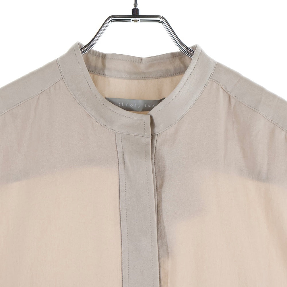 theory luxe(セオリー リュクス) WASHABLE SATIN ウォッシャブル サテン ロングワンピース ベージュ 03-0305530-310-038