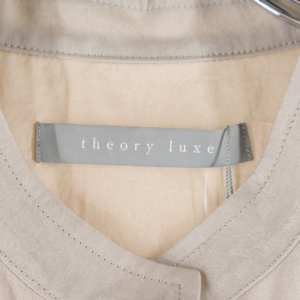 theory luxe(セオリー リュクス) WASHABLE SATIN ウォッシャブル サテン ロングワンピース ベージュ 03-0305530-310-038