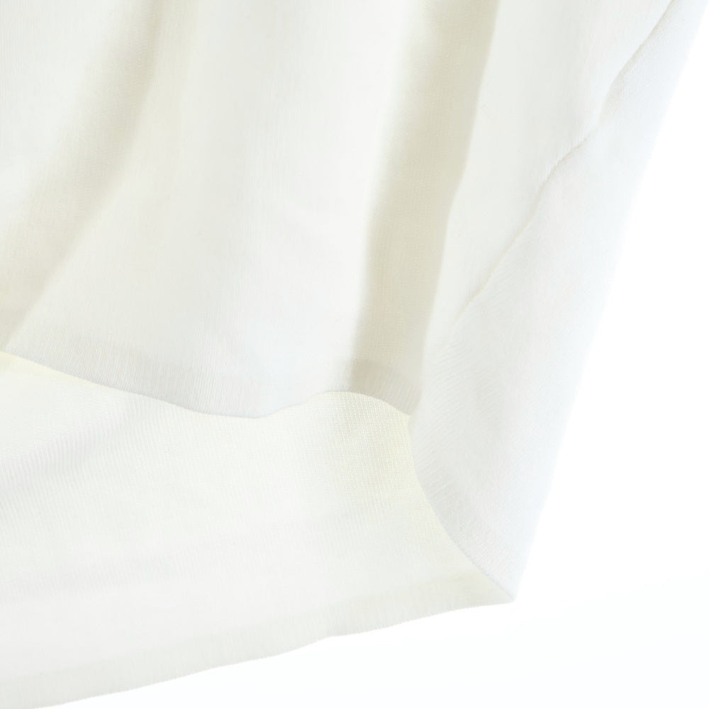 TOMORROWLAND(トゥモローランド) コットンスムース ボートネックプルオーバー クルーネック ロングスリーブ 長袖スウェット レディース ホワイト 11-02-02-02102