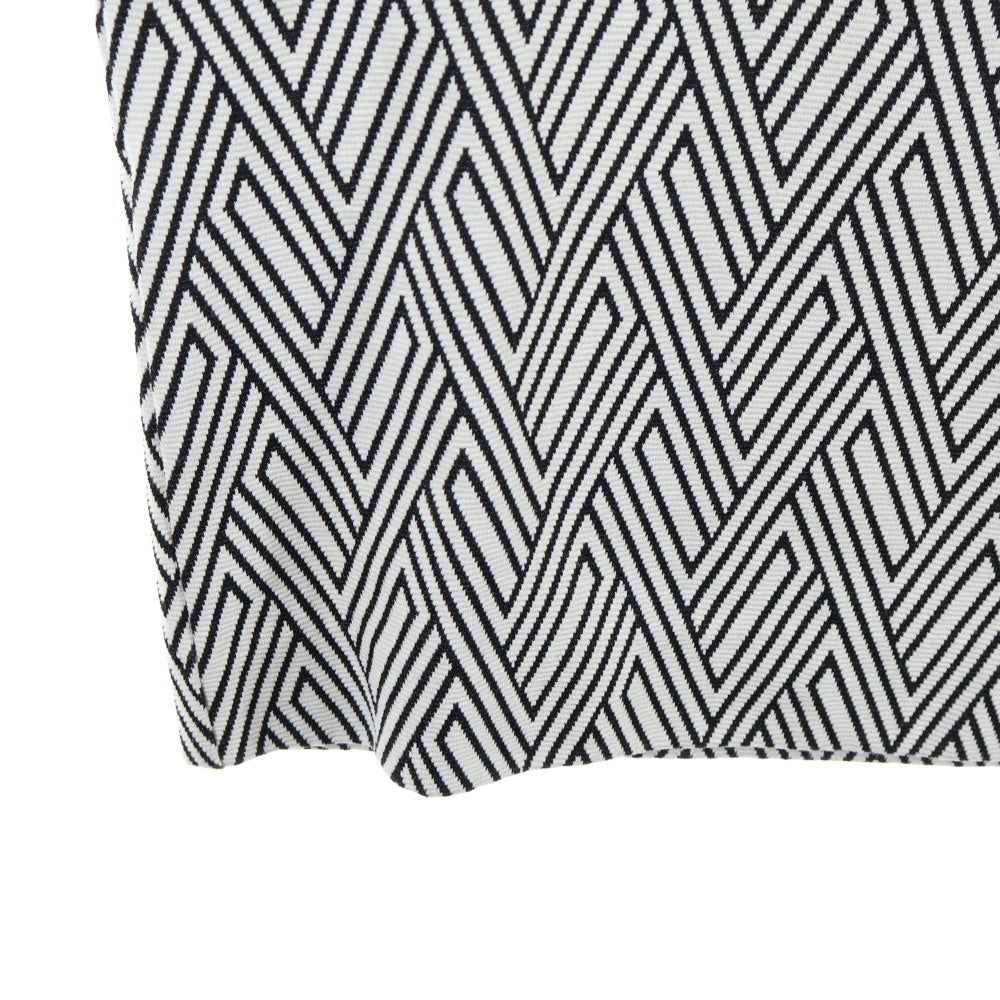 BEAUTY&YOUTH UNITED ARROWS(ビューティーアンドユースユナイテッドアローズ) ジグザグジャカードフレンチスリーブ ロングワンピース レディース ブラック/ホワイト 1626-299-3328