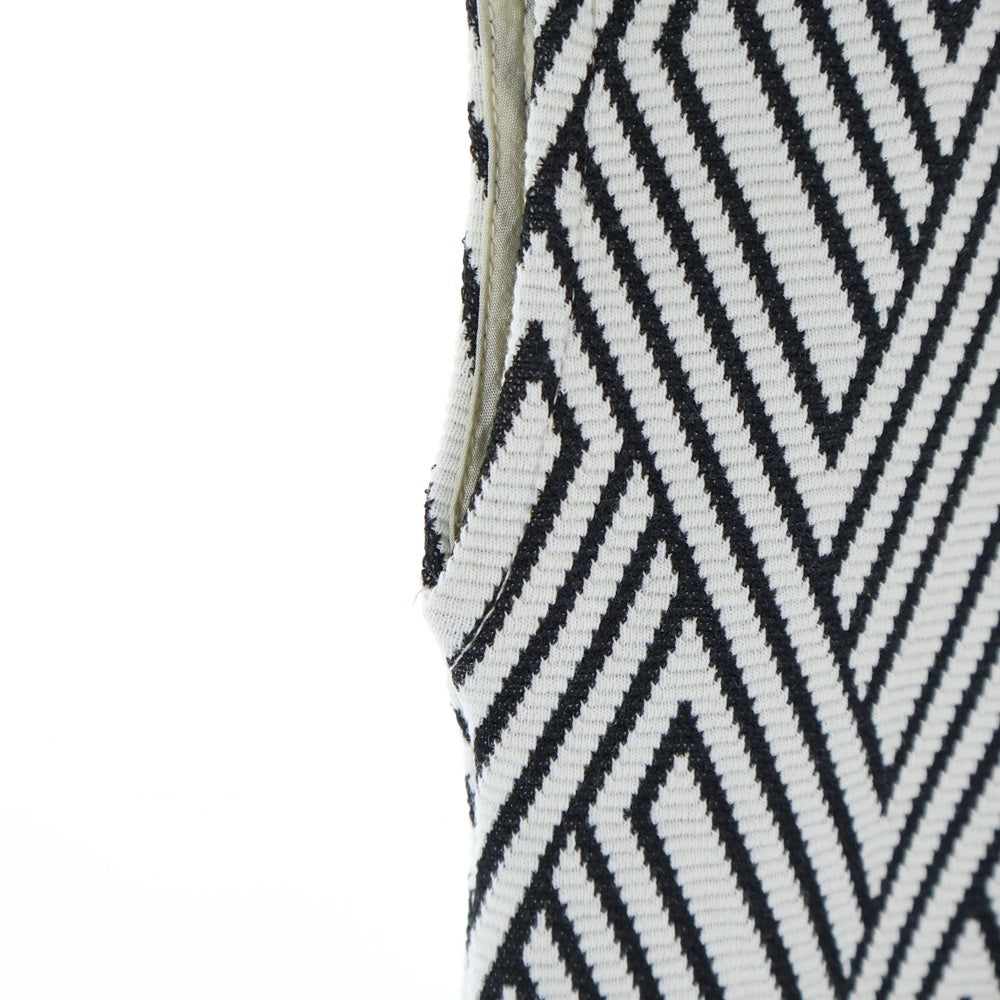 BEAUTY&YOUTH UNITED ARROWS(ビューティーアンドユースユナイテッドアローズ) ジグザグジャカードフレンチスリーブ ロングワンピース レディース ブラック/ホワイト 1626-299-3328