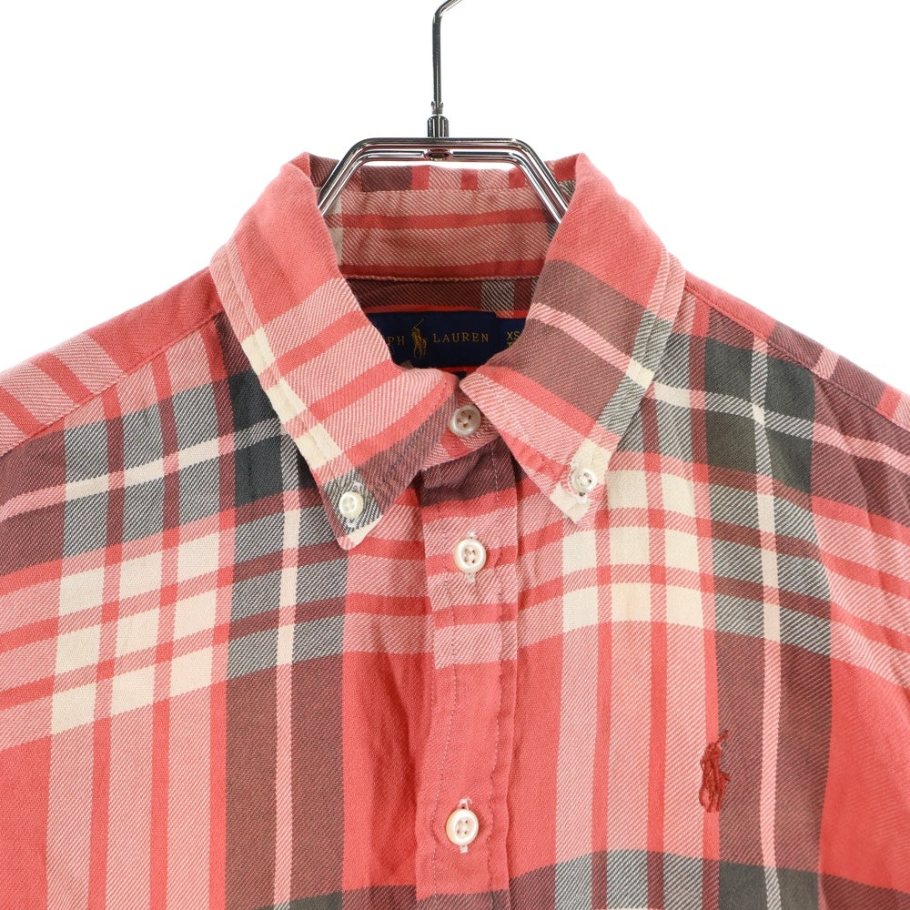 Polo GOLF Ralph Lauren(ポロゴルフラルフローレン) ロゴエンブロイダリー ボタンダウン チェックシャツ レディース マルチカラー