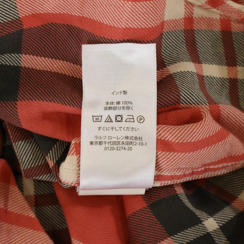 Polo GOLF Ralph Lauren(ポロゴルフラルフローレン) ロゴエンブロイダリー ボタンダウン チェックシャツ レディース マルチカラー