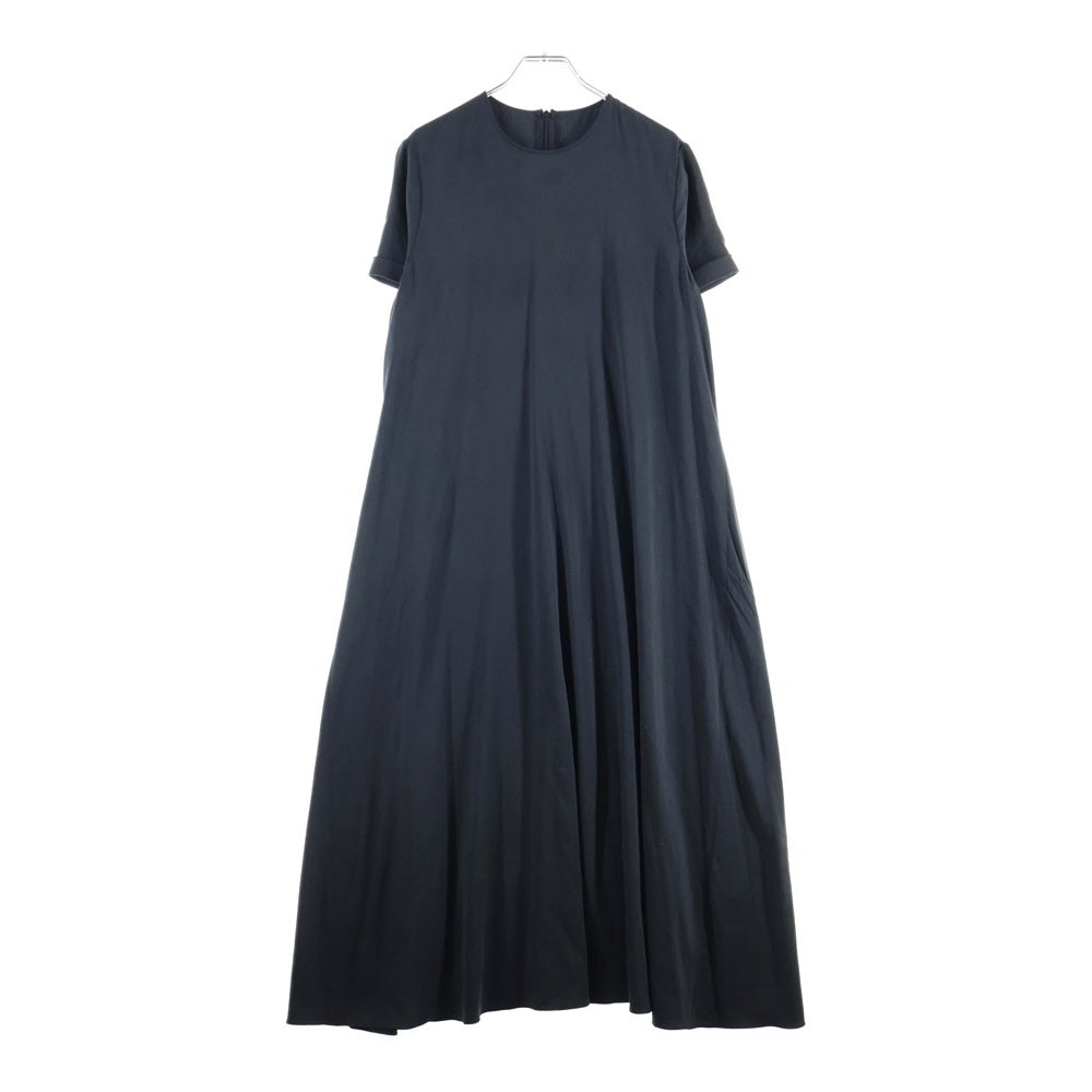 theory luxe(セオリー リュクス) フレンチ ショートスリーブロングワンピース ブラック レディース 30-9305570-050-038