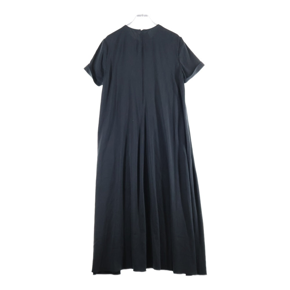 theory luxe(セオリー リュクス) フレンチ ショートスリーブロングワンピース ブラック レディース 30-9305570-050-038