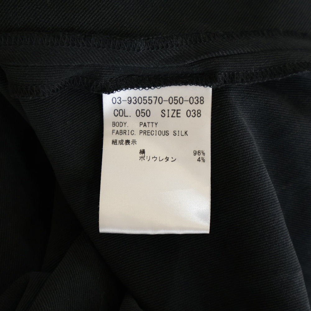 theory luxe(セオリー リュクス) フレンチ ショートスリーブロングワンピース ブラック レディース 30-9305570-050-038