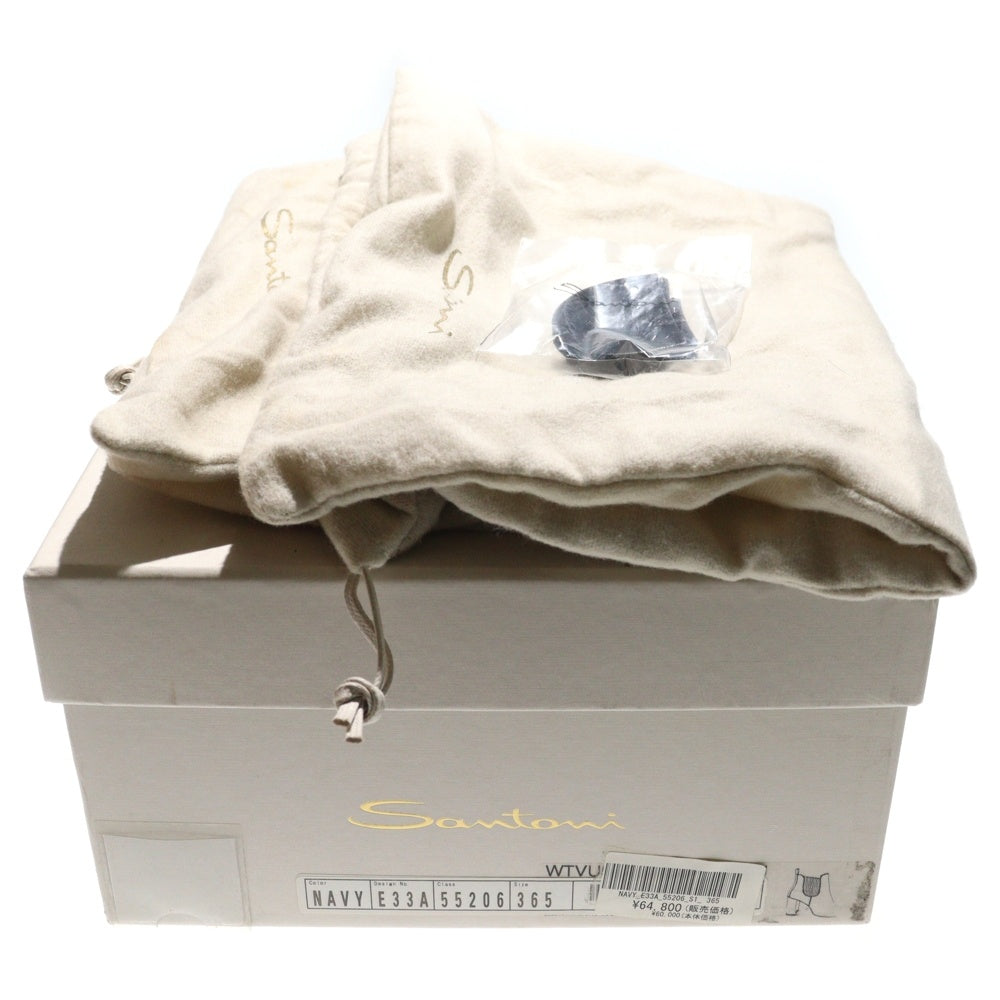 Santoni(サントーニ) E33A レザーパンプス レディース ネイビー 55206