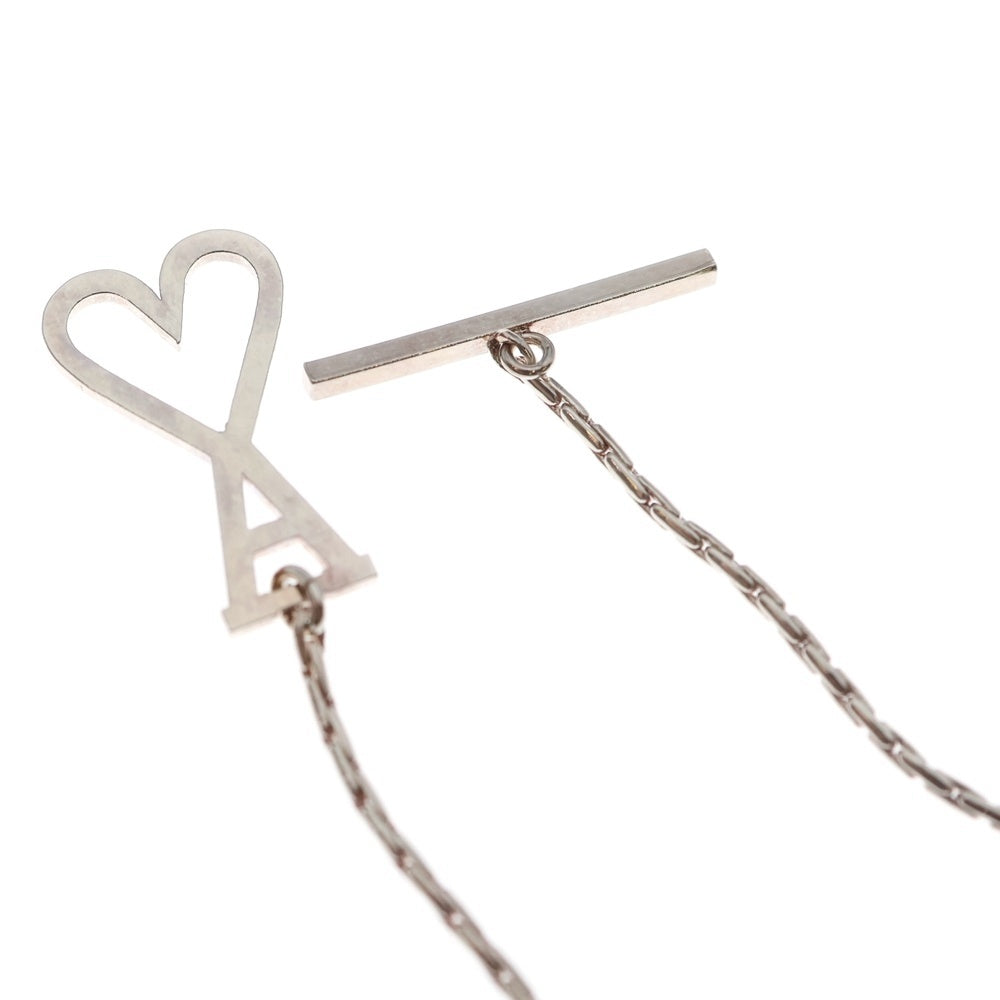 AMI Alexandre Mattiussi(アミアレクサンドルマテュッシ) ロゴ アンカー チェーン ブレスレット シルバー UJW917 361