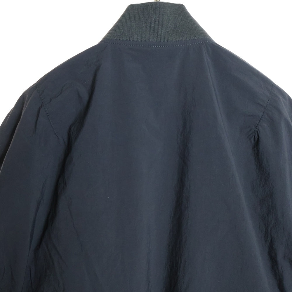 Ten C(テンシー) MIDLAYER NYLON BOMBER ガーメントダイ ナイロン タクテル コンボ フライト ボンバージャケット ブラック 21CTCUC01175