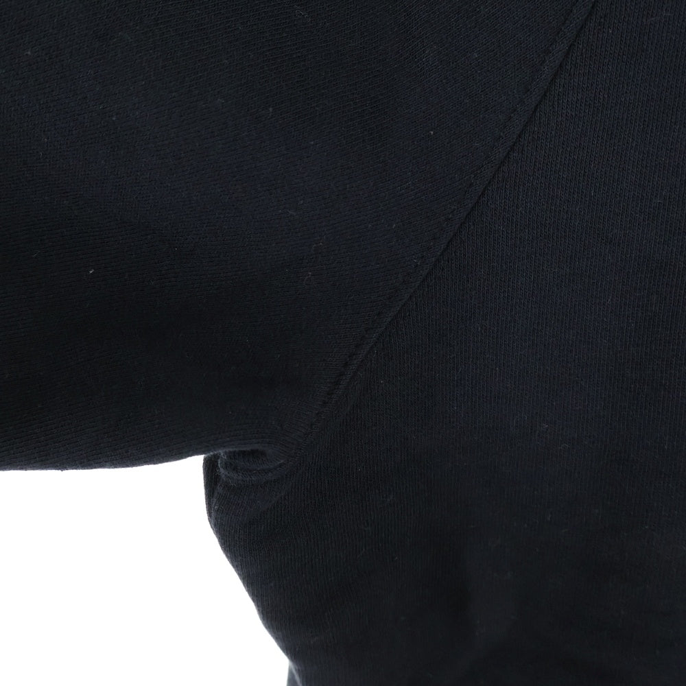 MSGM(エムエスジーエム) LOGO SWEAT フロントロゴプリント 長袖クルーネックスウェットトレーナー ブラック 2740MM104