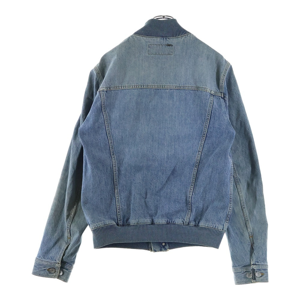 DOLCE & GABBANA(ドルチェアンドガッバーナ) リブ切り替え マルチポケット 8B デニムジャケット インディゴ SDS04 8508