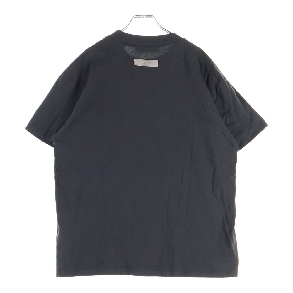 ESSENTIALS FEAR OF GOD(エッセンシャル フィアオブゴッド) 1977 フロントデザイン クルーネック カットソー 半袖Tシャツ ブラック