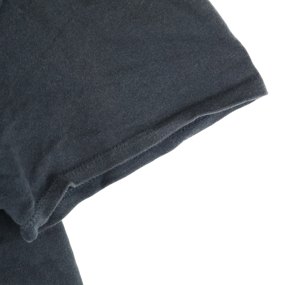 ESSENTIALS FEAR OF GOD(エッセンシャル フィアオブゴッド) バックフローラルフォトプリント 胸ロゴデザイン クルーネック カットソー 半袖Tシャツ ブラック