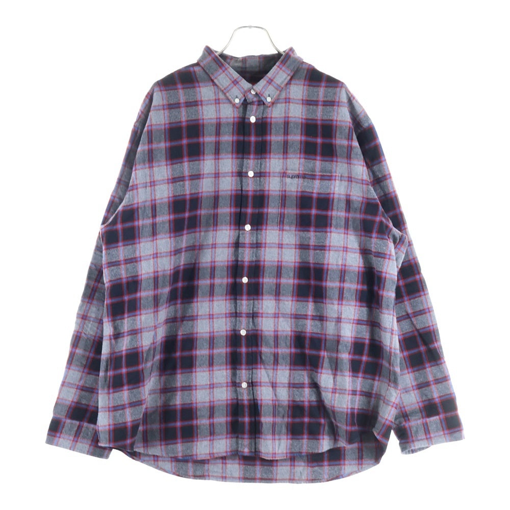 SUPREME(シュプリーム) 25AW Plaid Flannel Shirt チェック柄 長袖フランネルシャツ レッド/ブラック