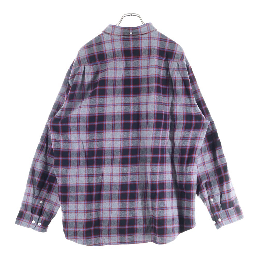 SUPREME(シュプリーム) 25AW Plaid Flannel Shirt チェック柄 長袖フランネルシャツ レッド/ブラック