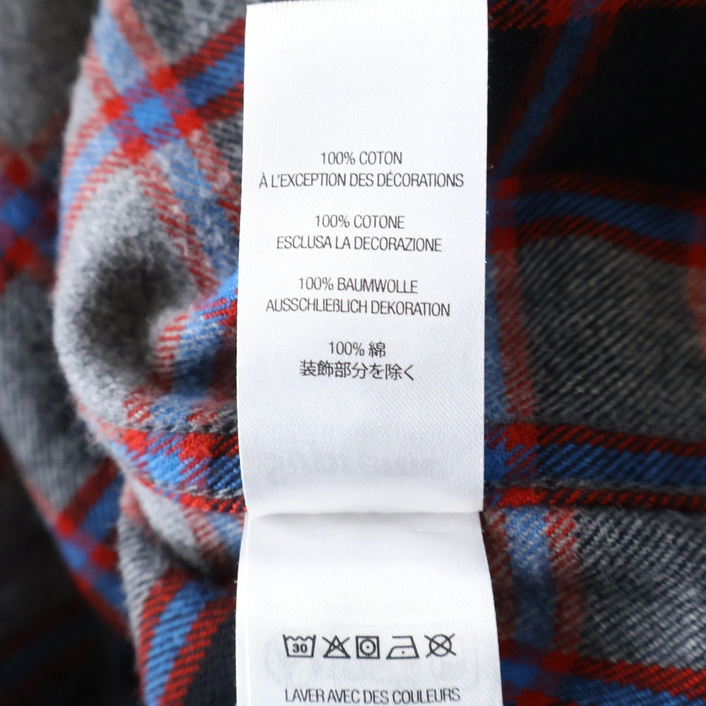 SUPREME(シュプリーム) 25AW Plaid Flannel Shirt チェック柄 長袖フランネルシャツ レッド/ブラック