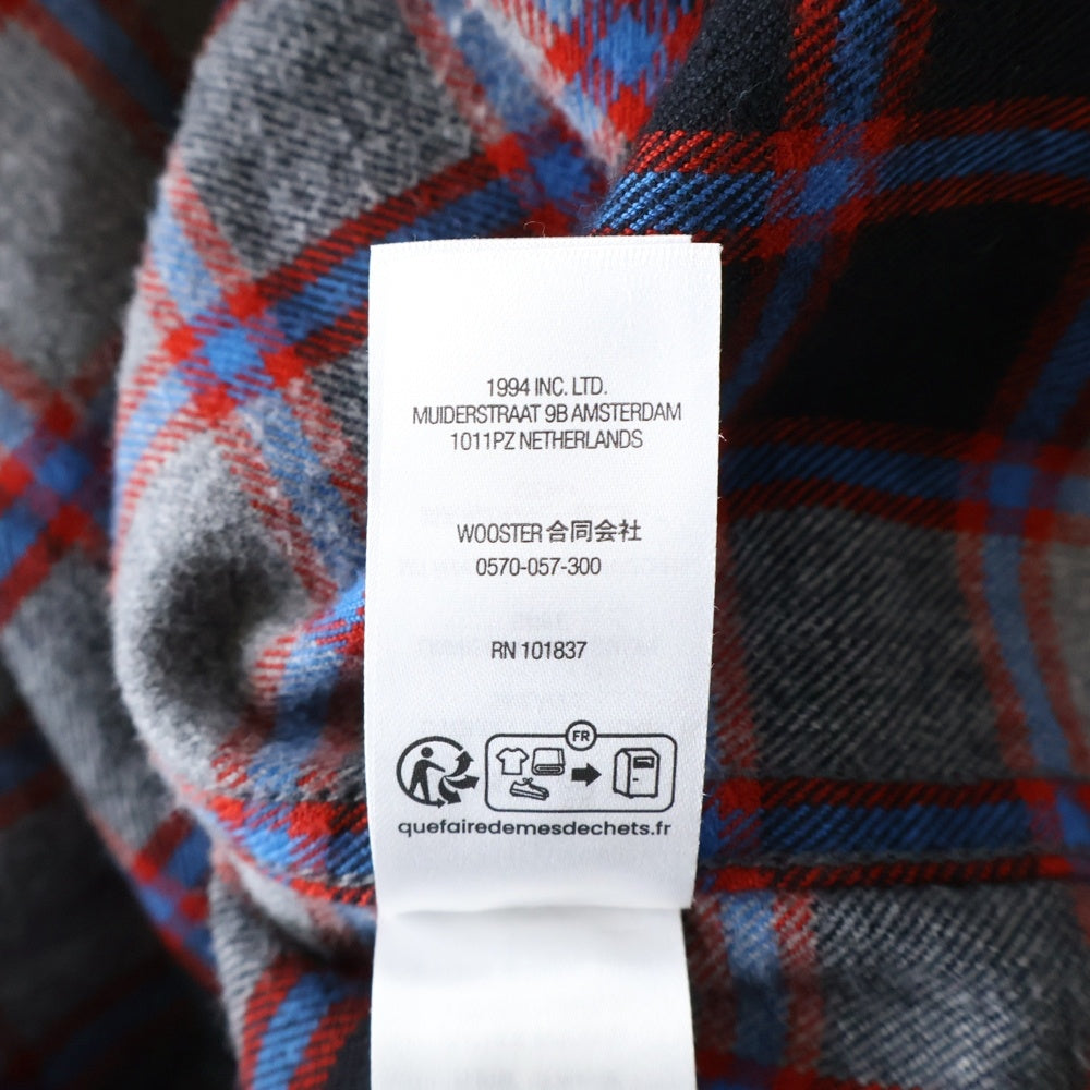 SUPREME(シュプリーム) 25AW Plaid Flannel Shirt チェック柄 長袖フランネルシャツ レッド/ブラック