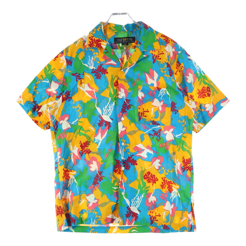 FAT(エフエーティー) 06SS 総柄 半袖開襟アロハシャツ マルチカラー F/06-SS/SH-06