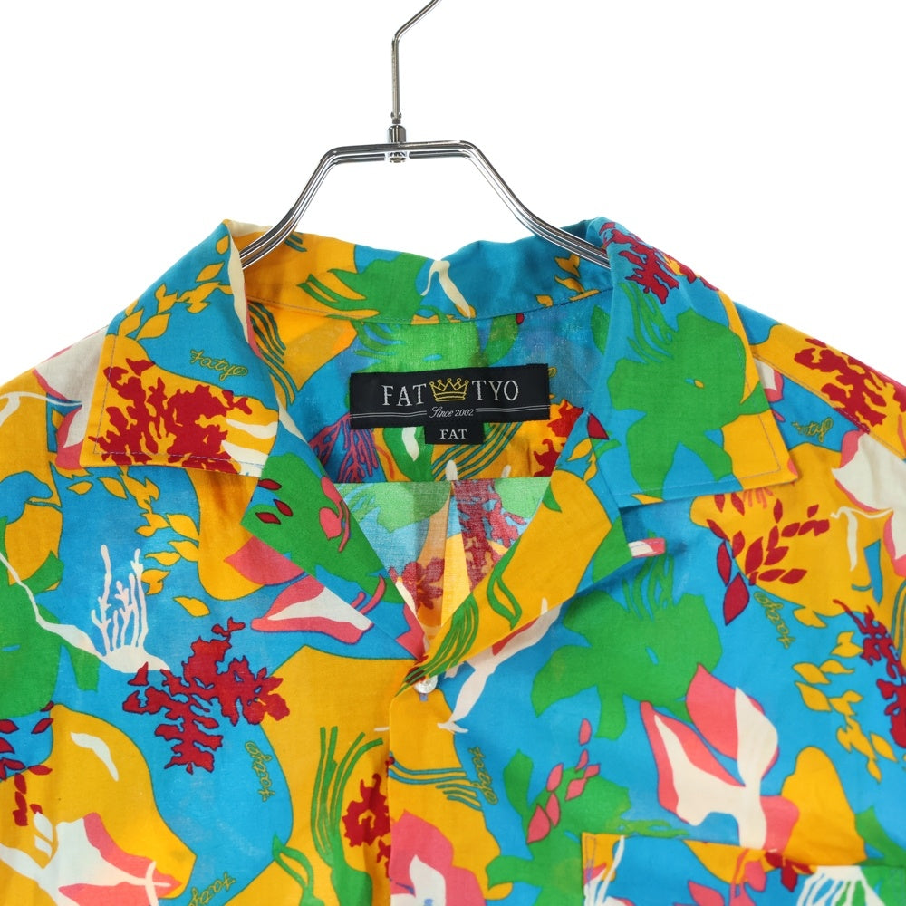 FAT(エフエーティー) 06SS 総柄 半袖開襟アロハシャツ マルチカラー F/06-SS/SH-06