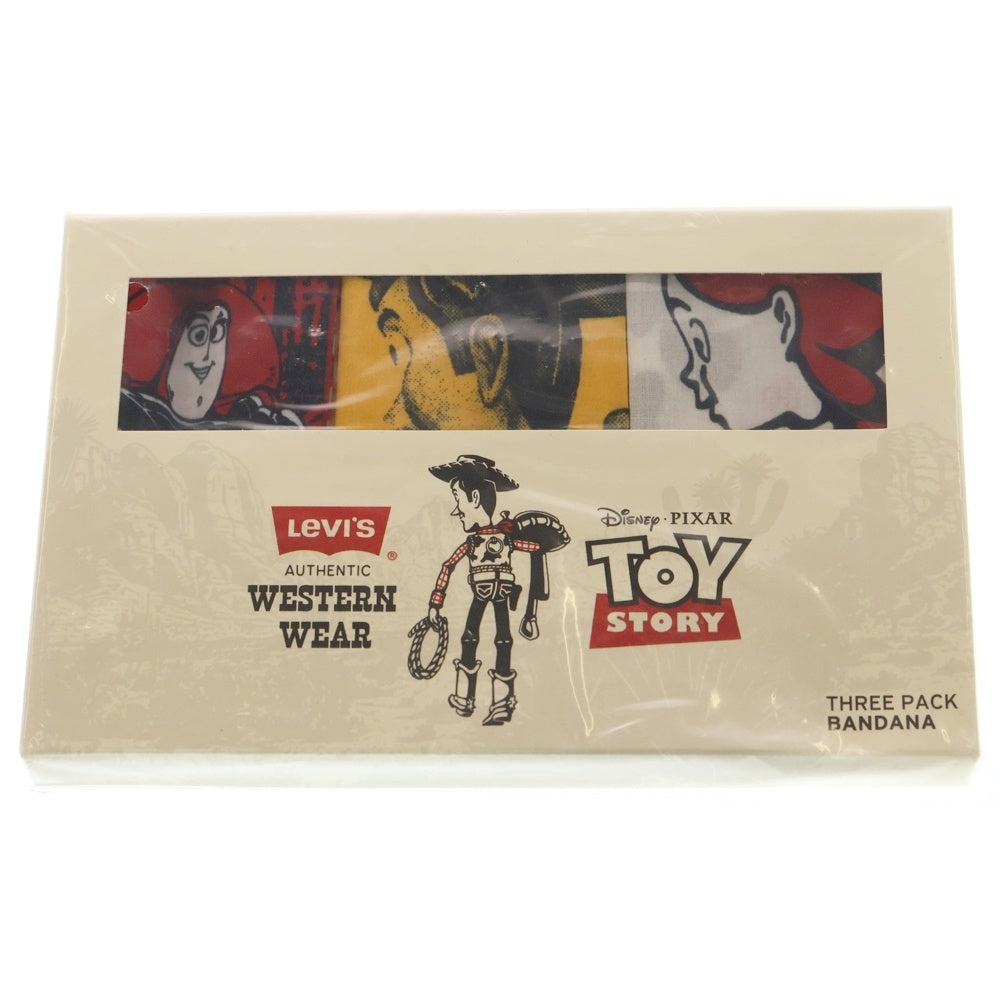 Levi's(リーバイス) ×TOY STORY THREE PACK BANDANA トイストーリー バンダナ 3点パック マルチカラー
