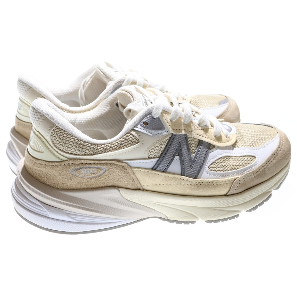 New Balance(ニューバランス) M990SS6 スエード 切替 メッシュ ローカットスニーカー アイボリー US8.5/26.5cm
