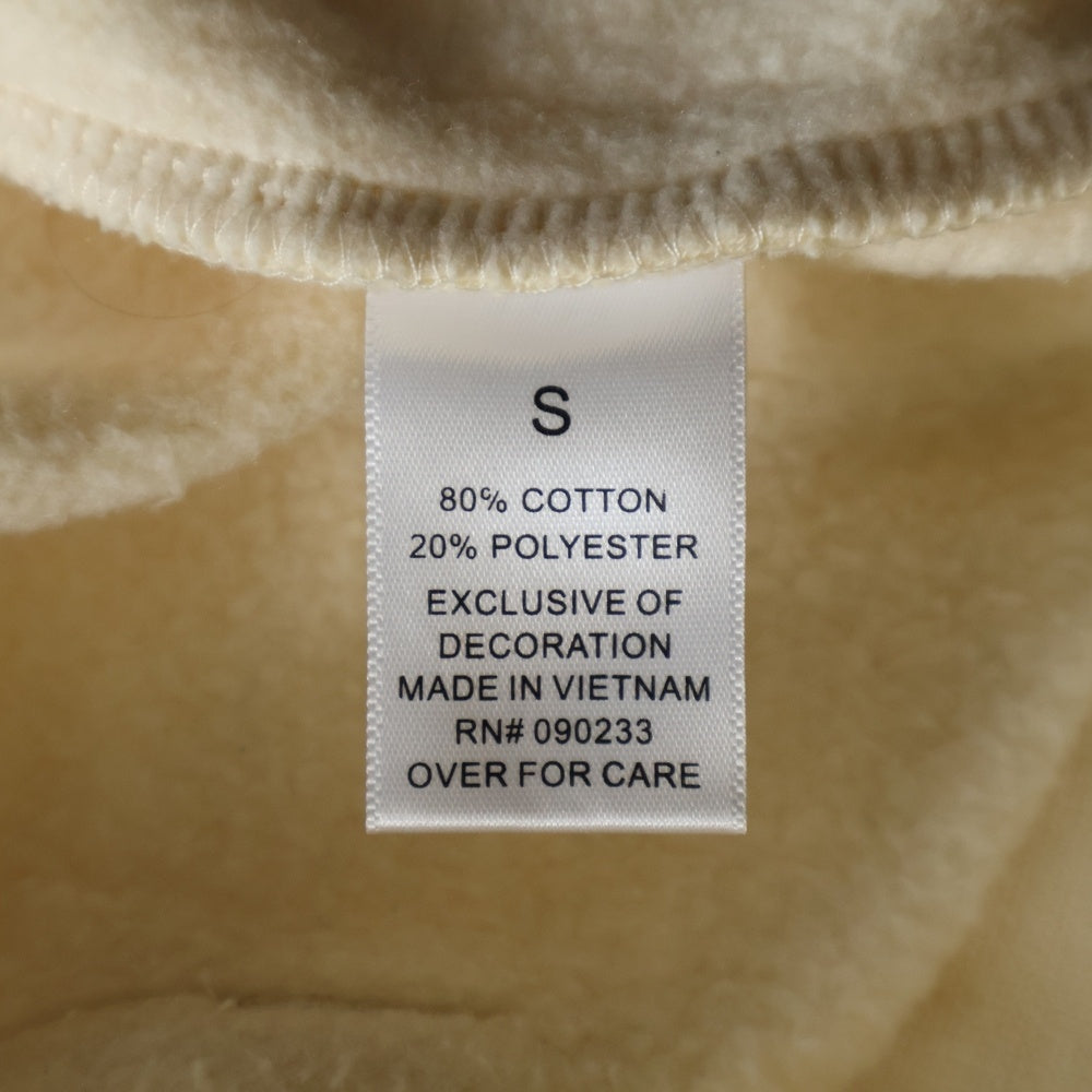 ESSENTIALS FEAR OF GOD(エッセンシャル フィアオブゴッド) バックロゴプリント プルオーバーパーカー アイボリー