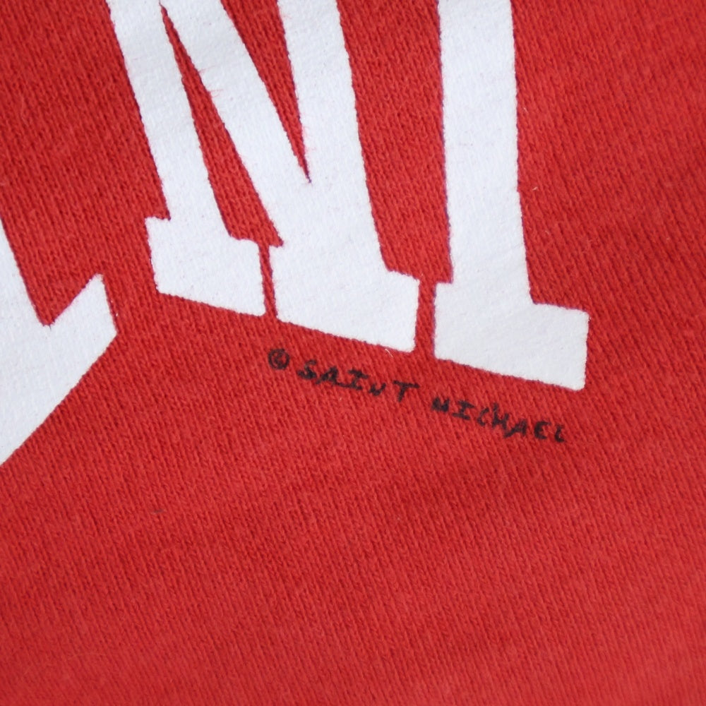 SAINT MICHAEL(セントマイケル) 21SS LOGO SWEAT SHORTS ロゴ スウェットショーツ ハーフパンツ レッド SM-S21-0001-038