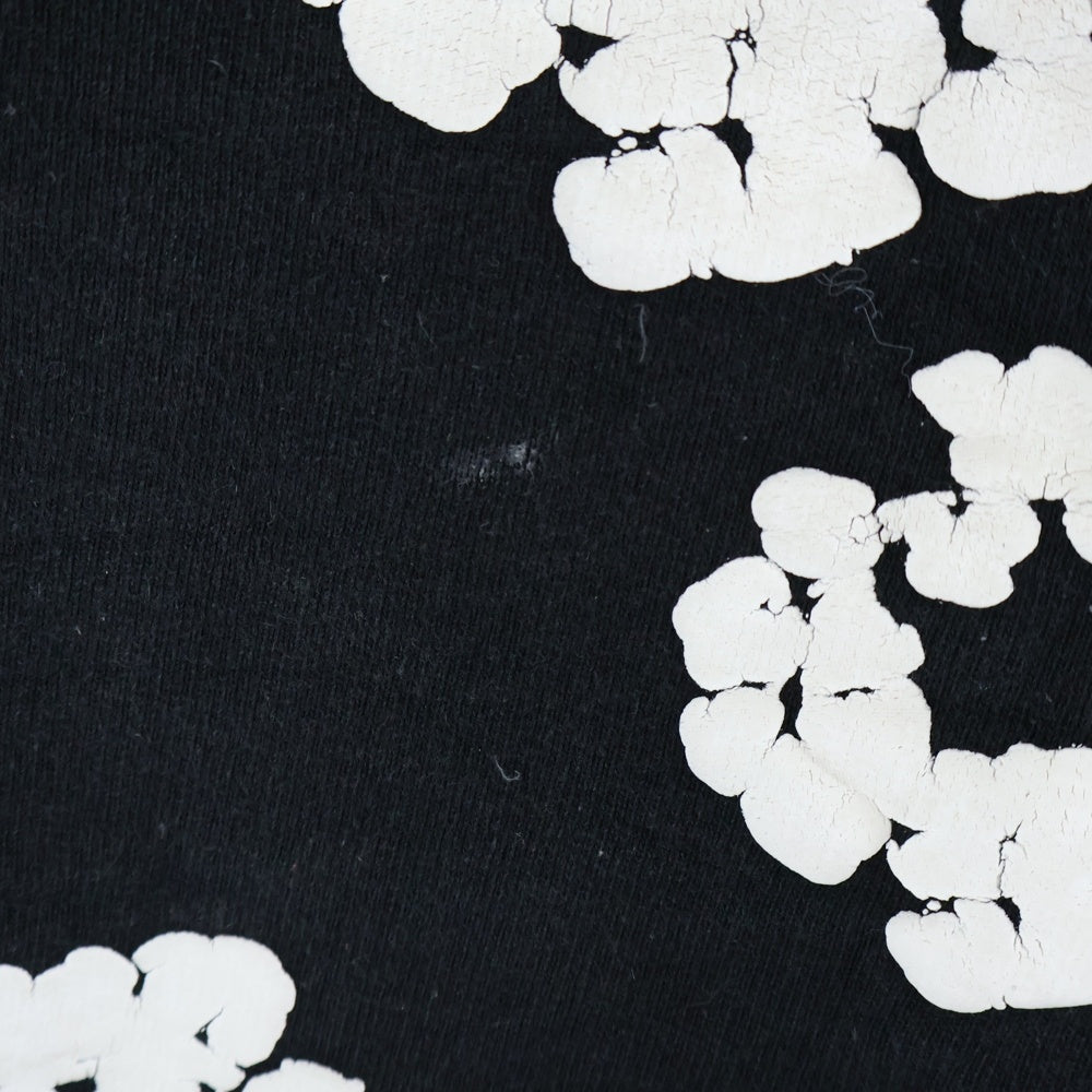 READY MADE(レディメイド) ×DENIM TEARS COTTON WREATH SWEAT SHORTS デニムティアーズ コットン リース スウェットショーツ ハーフパンツ ブラック RE-DT-BK-00-00-17