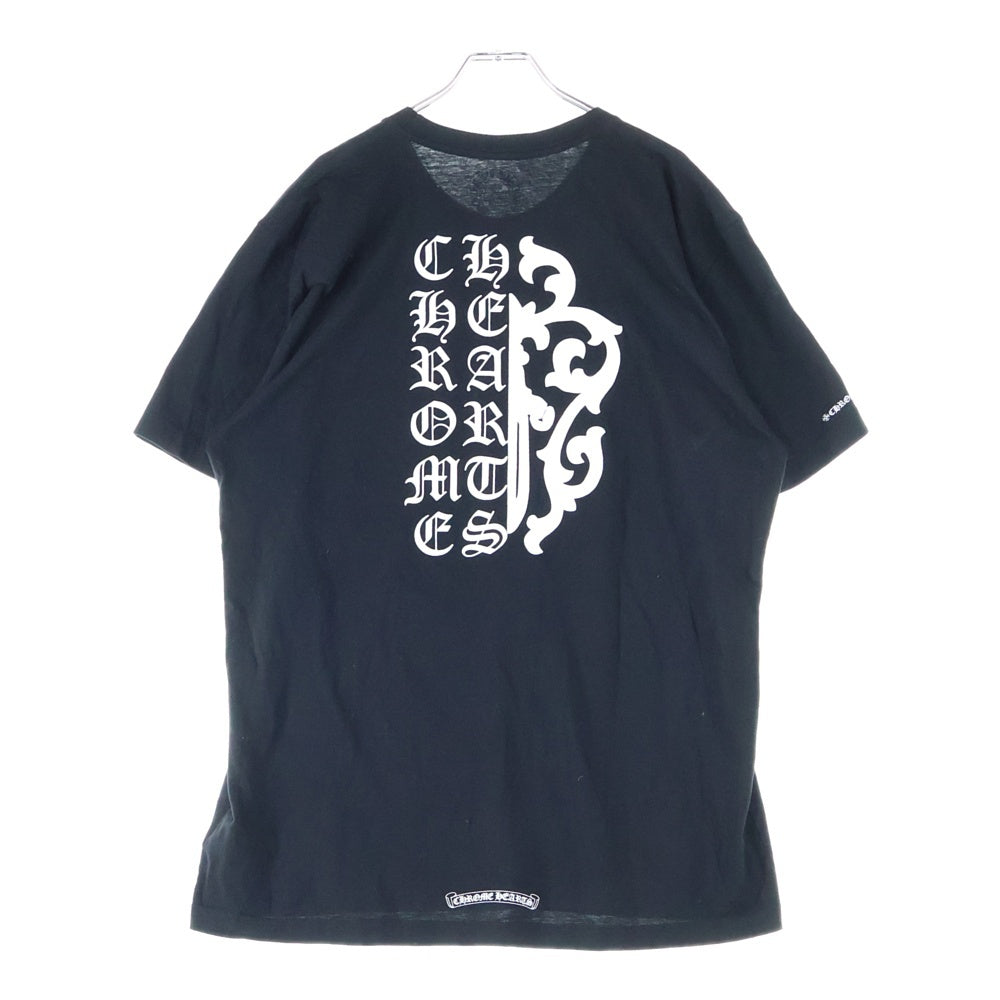 CHROME HEARTS(クロムハーツ) VINE DAGGER スプリットヴァインダガープリント クルーネック 半袖Tシャツ カットソー ブラック