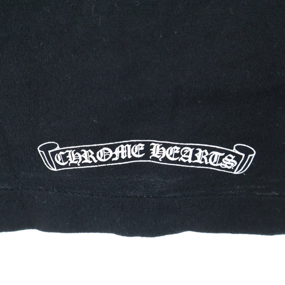 CHROME HEARTS(クロムハーツ) VINE DAGGER スプリットヴァインダガープリント クルーネック 半袖Tシャツ カットソー ブラック