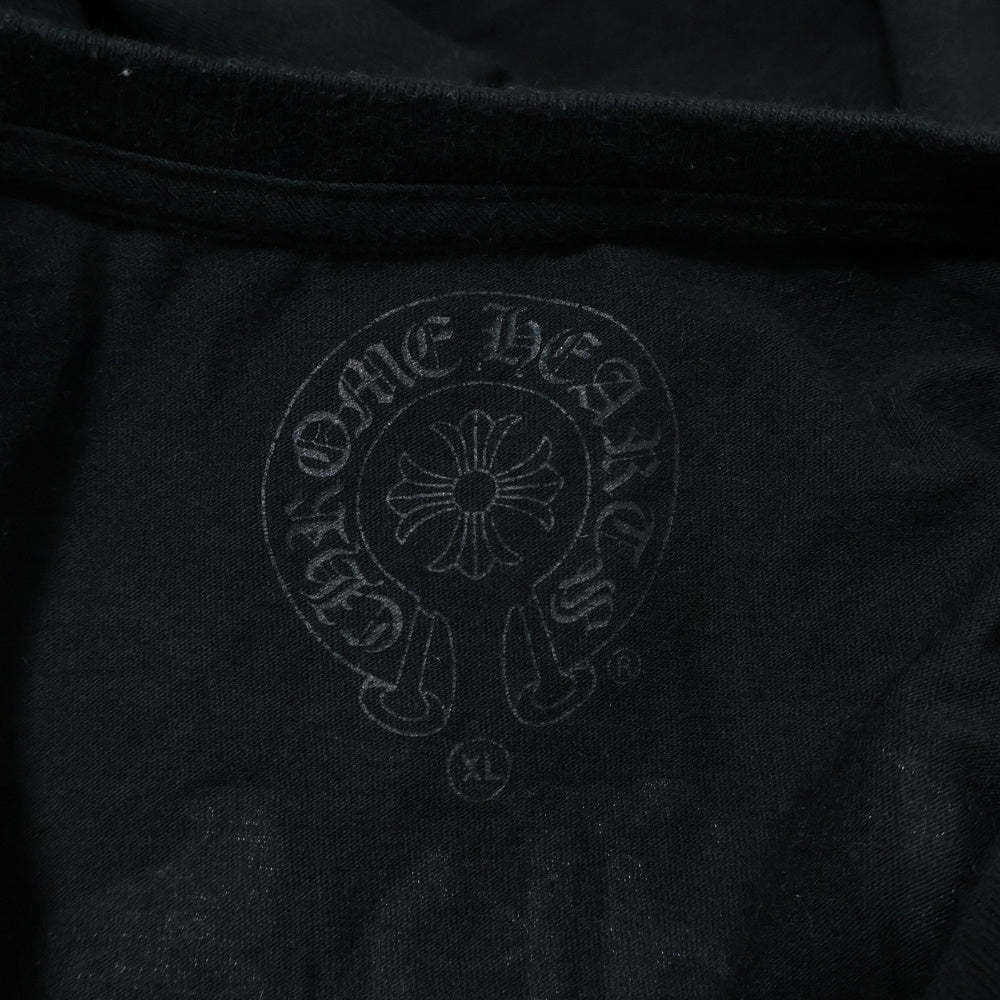 CHROME HEARTS(クロムハーツ) VINE DAGGER スプリットヴァインダガープリント クルーネック 半袖Tシャツ カットソー ブラック