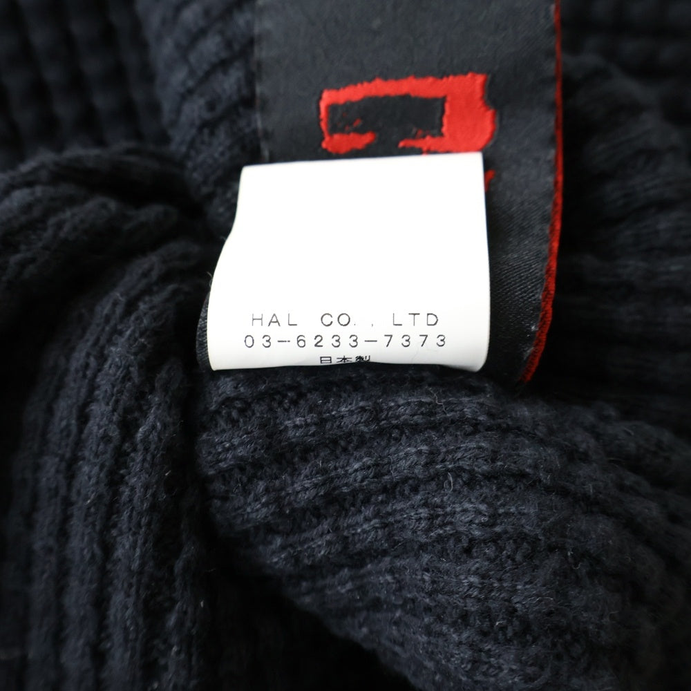 cvtvlist(カタリスト) CTLS ロゴ刺繍 サーマル 長袖Tシャツ カットソー ブラック 2001010303