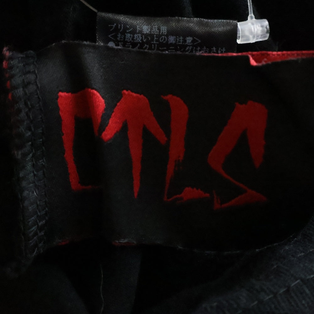 cvtvlist(カタリスト) CTLS 両面プリント クルーネック 半袖Tシャツ カットソー ブラック 2201060305